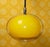 Pendulum Pendant in Yellow Plastic and Chrome, 1970s For Sale - Image 4 of 12