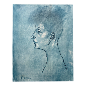 Pablo Picasso "Head of a Woman" Original 1946 Lithograph