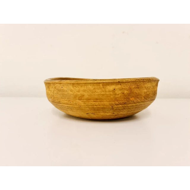 19th Century Swedish Folk Art Wooden Farmers Bowl For Sale - Image 3 of 10
