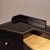 Art-Deco Bar Cabinet in High-Gloss Piano Black With Brass Hardware & Gold Leaf For Sale In New York - Image 6 of 9