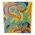 1998 Graffiti Abstract on Canvas Oversize Painting, Unframed For Sale