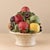Italy 20th century, Pair of trompe l'oeil centerpieces in decorative earthenware, signed