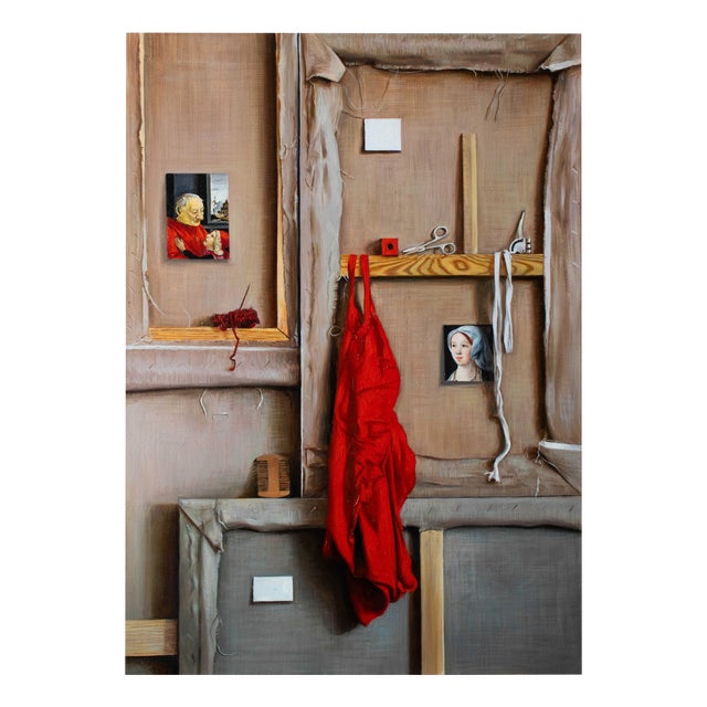 Agnieszka Staak-Janczarska, Between Paintings, 2024, Oil on Canvas For Sale