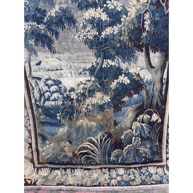 Mid 18th Century 18th Century French Verdure Tapestry For Sale - Image 5 of 14
