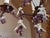 Metal Antique Louis XV Style Four Arm Chandelier With Amethyst Color Grape Clusters For Sale - Image 7 of 12