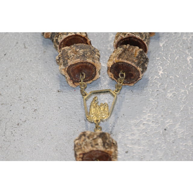 Large Wall Bead Rosary Cross, 1970s For Sale - Image 15 of 18