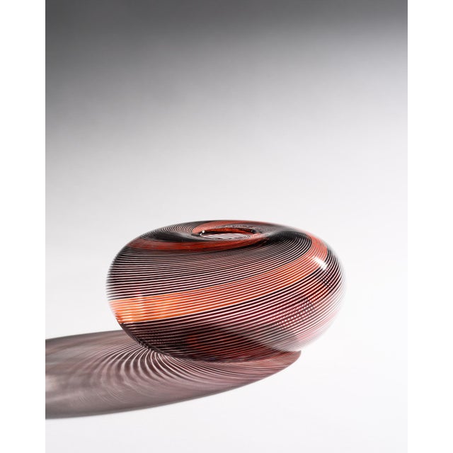 Hand-blown glass vase from Rosenthal Glasstudio, designed by Mario Colelli and Hertha Bengtson in a limited edition of...