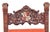 Wood Late 19th Century Carved Walnut Baroque High-Back Chairs With Painted Heraldic Crests — A Pair For Sale - Image 7 of 7