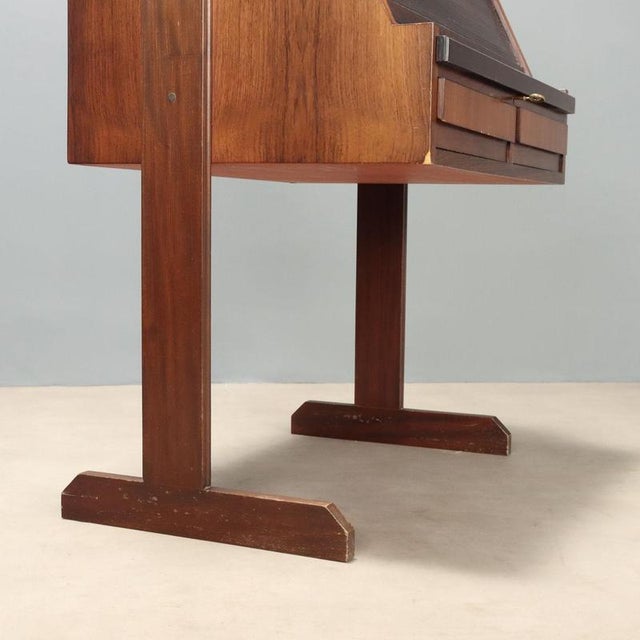 Tambour Roll-Top Desk, 1960s For Sale - Image 7 of 10