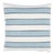 Schumacher Isolde Stripe 18" Pillow in Sky For Sale