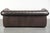 English Style Brown Cowhide Chesterfield 3-Seater Sofa For Sale - Image 3 of 12