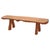 Brown Scandinavian Modern Organic Coffee Table or Bench in Elm attributed to C-A Beijbom, 1965 For Sale - Image 8 of 8