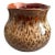 Vintage Haeger Art Pottery Planter #, Rich Brown Drip Glaze For Sale