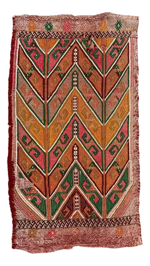 Vintage Turkish Mini Kilim Wool Rug