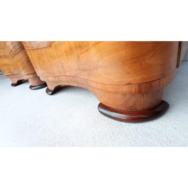 Bedside Tables by Jindrich Halabala for Up Závody, 1950s, Set of 2 For Sale - Image 9 of 18