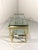 Metal Two-Tier Console Table in Brass and Bevelled Glass, 1970s For Sale - Image 7 of 18