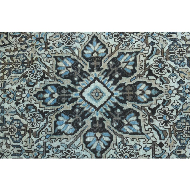 1970s Vintage Persian Handmade Wool Cotton Light Brown Area Rug For Sale - Image 9 of 11