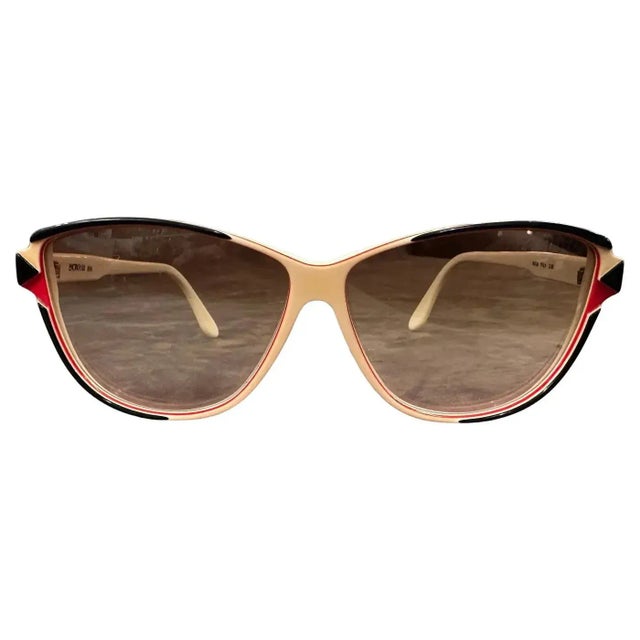 Contemporary 1970s Vintage Oversized Italian Sunglasses by Luxottica For Sale - Image 3 of 8