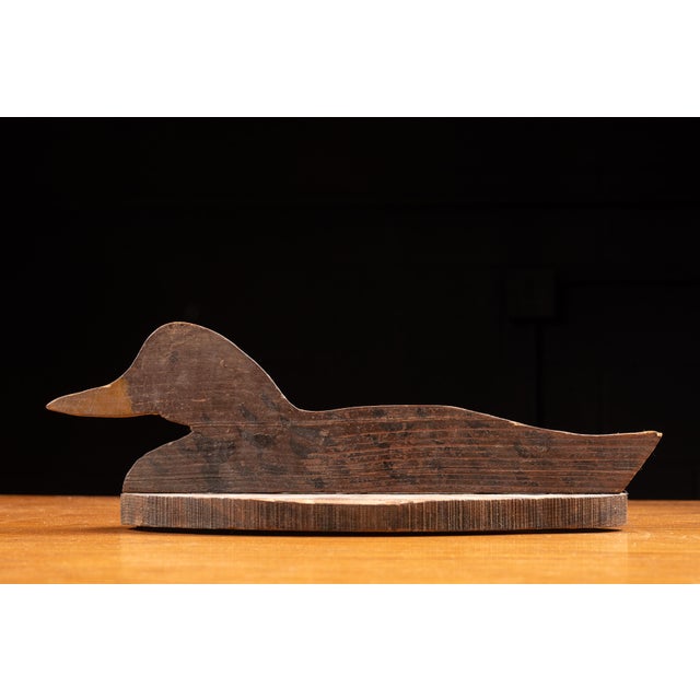 1910s Vintage 1910s Painted Folding Duck Decoy For Sale - Image 5 of 6