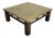 20th Century Asian Rattan Top Low Coffee Table For Sale