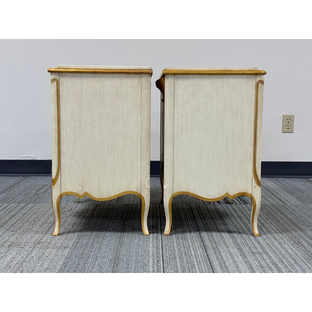 John Widdicomb John Widdicomb "Classic" French Provincial Nightstand ~ a Pair For Sale - Image 4 of 11