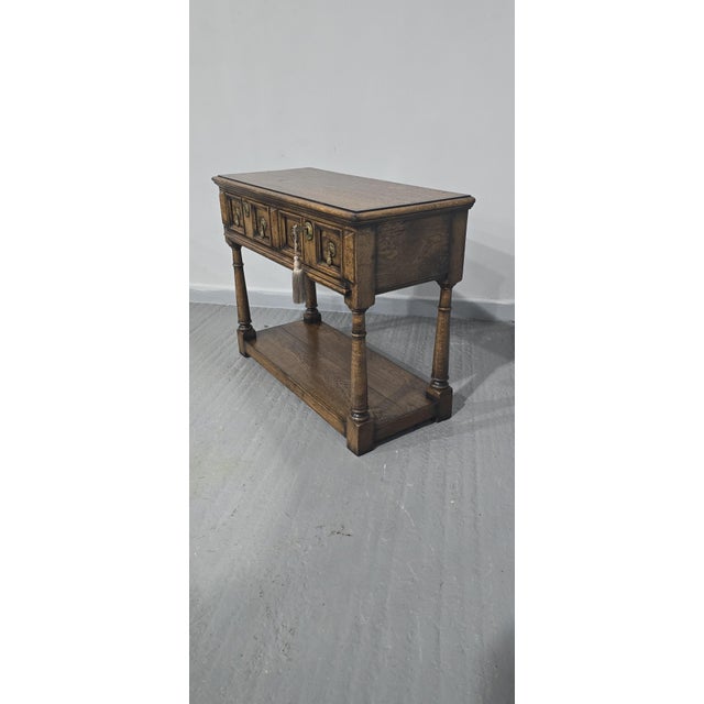 1920s Oak Dresser Base of Small Proportions, 1920s For Sale - Image 5 of 13