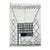 Black and Ivory Moroccan Rug - 9 X 6.3 Ft For Sale