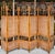 English British Colonial Style Burnt Bamboo 6 Panels Room Divider For Sale - Image 3 of 11