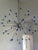 Metal Contemporary Blue “Star” Murano Glass Sputnik Chandelier For Sale - Image 7 of 11