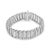 Haus of Brilliance .925 Sterling Silver 8 1/2 Cttw Diamond 7 Row Chevron "S" Curved Link Tennis Bracelet (I-J color, I1-I2 clarity) - 7.25" For Sale - Image 4 of 7