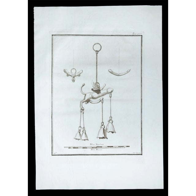 Phallus fascinum in ancient roman religion, from the series "antiquities of herculaneum", is an original etching on paper...