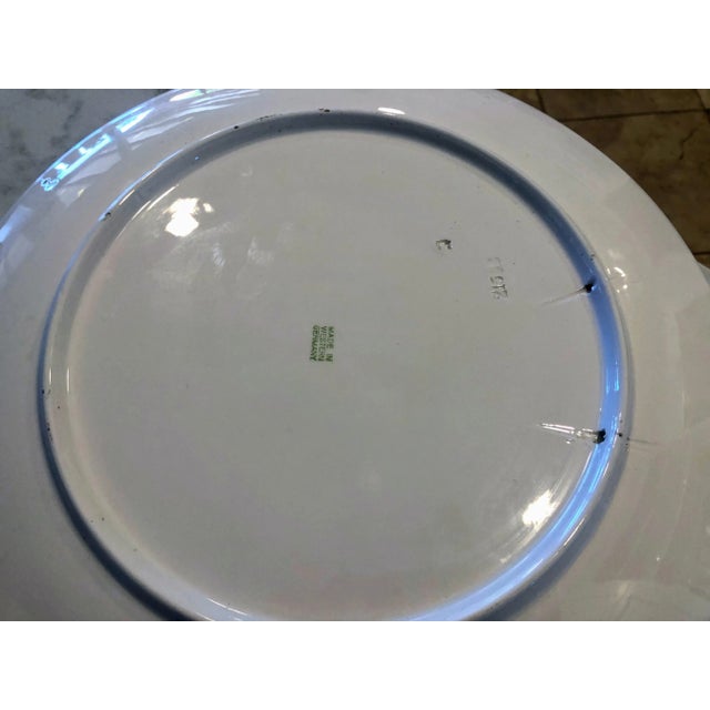 Vintage Green Cabin Embossed Scene by Zell Am Harmersbac, Decorative Plate For Sale - Image 4 of 5