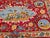 Vintage Persian Tabriz Pictorial Rug, Hand-Knotted Wool & Silk, Forest Scene, Red & Blue, 2x3 For Sale - Image 11 of 15