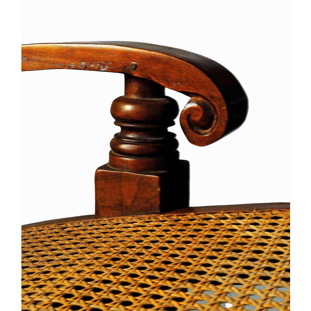 Late 20th Century Late 20th Century Chaise - Hand Caned Lounge Chair For Sale - Image 5 of 11