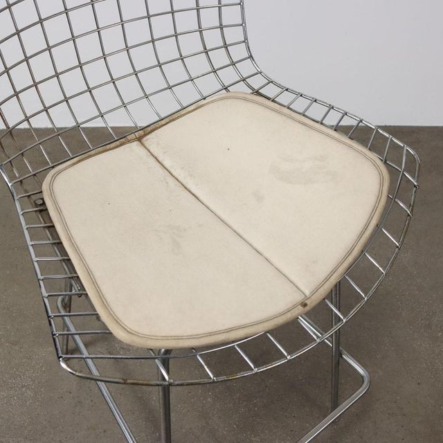 Metal Vintage Stool in Metal and Leatherette, Italy, 1970s For Sale - Image 7 of 11