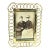 English Victorian Late 19th Century Brass Photo Frame For Sale