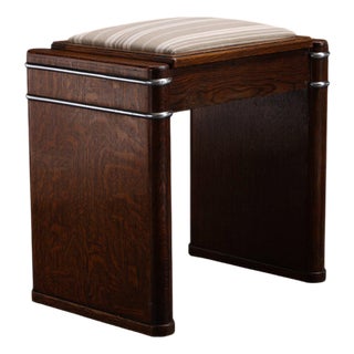 Art Deco Stool, 1930s For Sale
