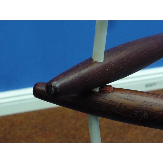 Wood Danish Teak Hanging Lamp, 1960s For Sale - Image 7 of 13