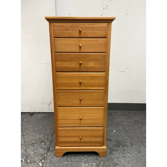 Design Plus Gallery presents a Lingerie Chest of Seven Drawers in American Shaker Style. It is tall and narrow, perfect...