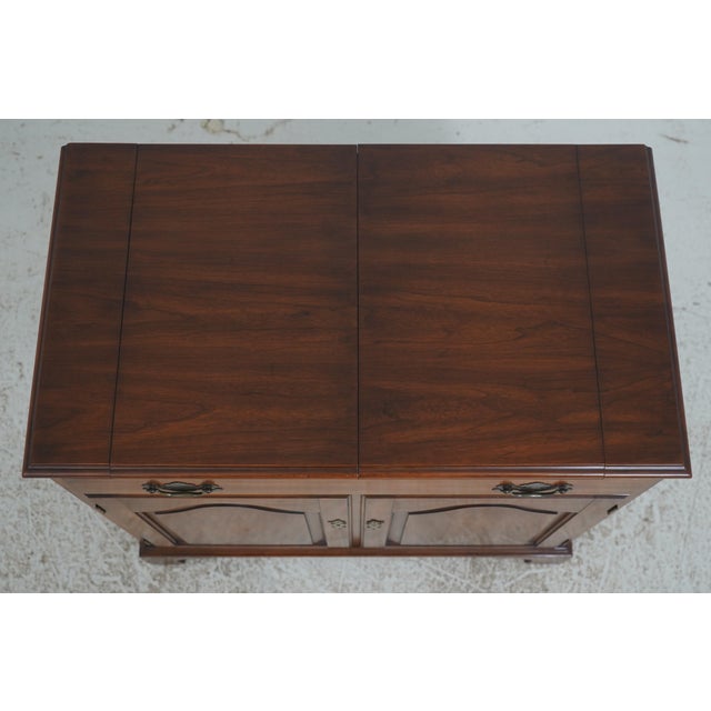 Henkel Harris Cherry Flip Top Server Cabinet For Sale - Image 11 of 18