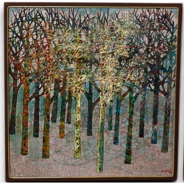 Modern Sukrid Thareenak Mixed Media Oil Painting For Sale - Image 4 of 4