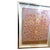 60's Abstract Safron Op Art Acrylic on Bruised Pink Watercolor Paper Chrome Framed Glass For Sale - Image 4 of 14