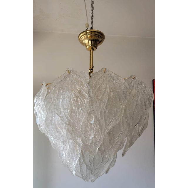Foglie Chandeliers by Novaresi, 1970s, Set of 2 For Sale - Image 3 of 18