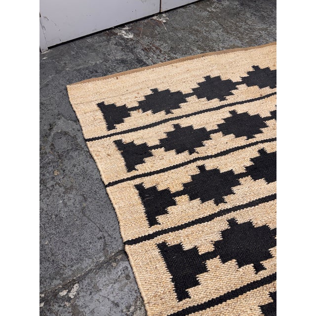 Shabby Chic 8ft 4in × 9ft 12in Rejuvenation Bowen Jute & Wool Flatweave Rug For Sale - Image 3 of 12