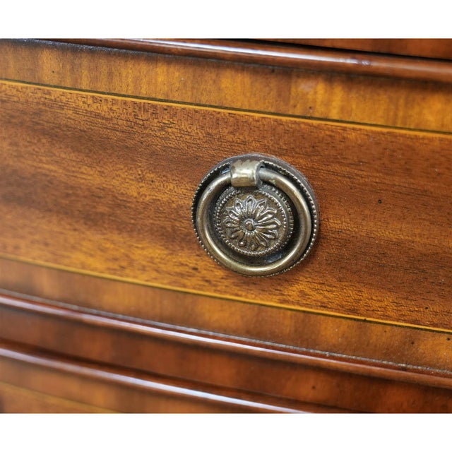 1990s Nvin0620 Vintage Maitland Smith Banded Chest of Drawers For Sale - Image 5 of 18