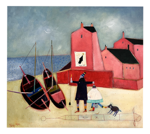 Harmut Eing, Zanzibar in Vlissingen, Oil on Canvas, 2001