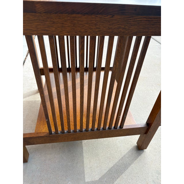 Stickley Lamp Table - Mission Spindle End Table For Sale - Image 10 of 12