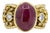 Late 20th Century Keith Davis 12.33 ct Burma Ruby Ring, Size 8 For Sale