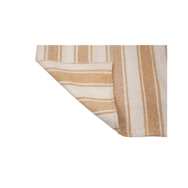 1960s Striped Vintage Decorative Runner - 2`10″ X 8`6″ For Sale - Image 5 of 6