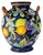 Large 16+ In. Villa Bellagio Majolica Orcio Cobalt Blue Fruit Double-Handled Jug Urn Vase For Sale - Image 14 of 18